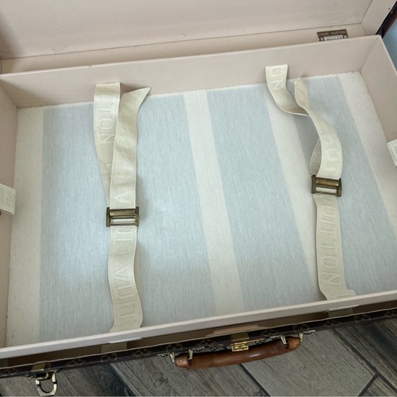 vintage louis vuitton alzer trunk - Picture 6 of 7